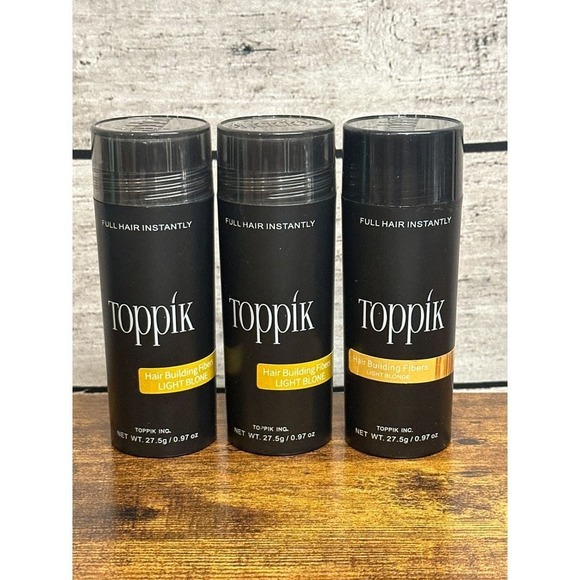 Toppik Hair Building‎ Fibers Light Blonde Lot of 3 - Picture 1 of 2